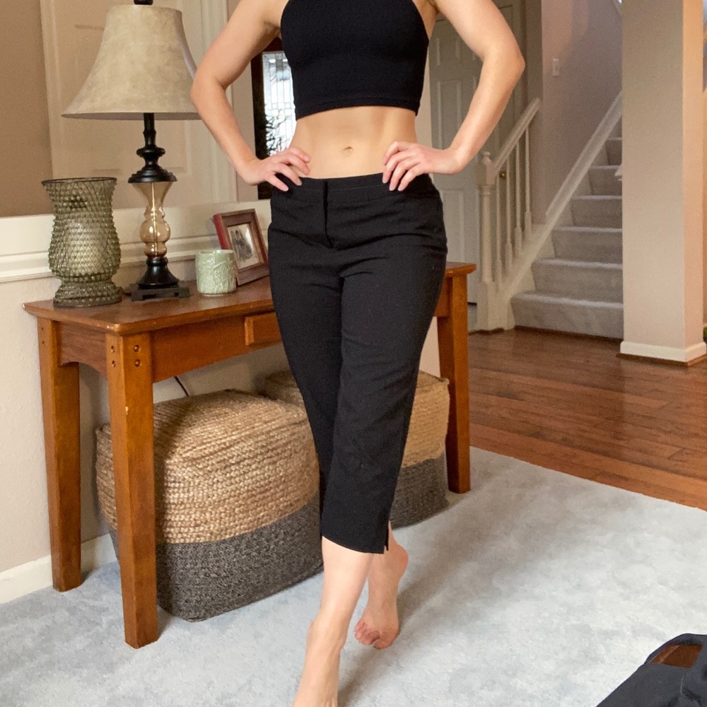 Nine & Co - Black Dress Pant Capris - Size 8